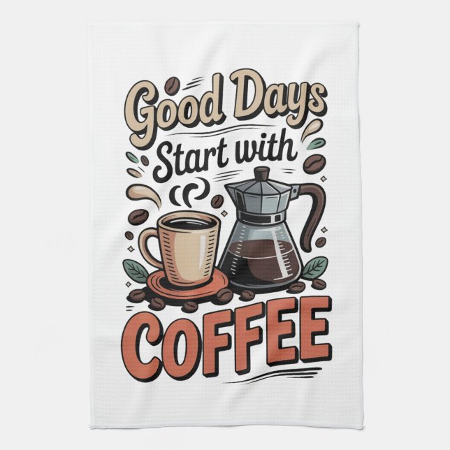 Paño De Cocina Buenos Días (Vertical)