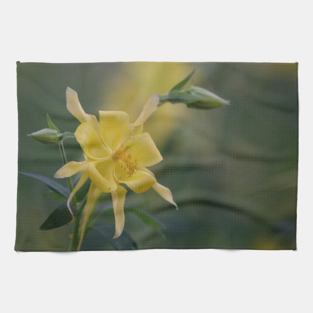 Paño De Cocina Buenos días amarillo (Horizontal)