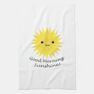 Paño De Cocina Buenos días Sunshine Cute Kawaii Sun
