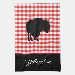 Paño De Cocina Búfalo de Toalla-Yellowstone de la cocina