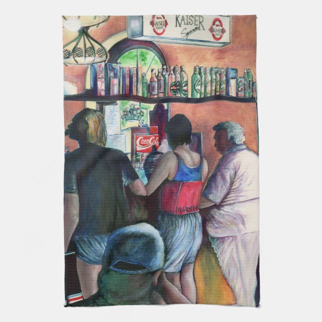 Paño De Cocina Bufe de golf, Budapest (Vertical)