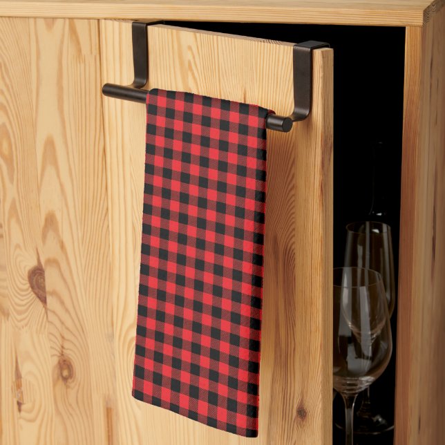 Paño De Cocina Buffalo Plaid  (Pliegue de tercios)