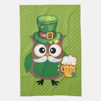 Paño De Cocina Búho del día de St Patrick