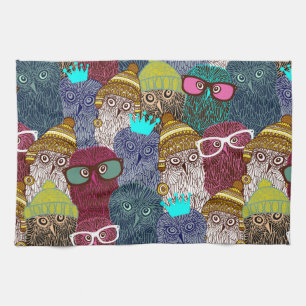 Paño De Cocina Búho en la corona