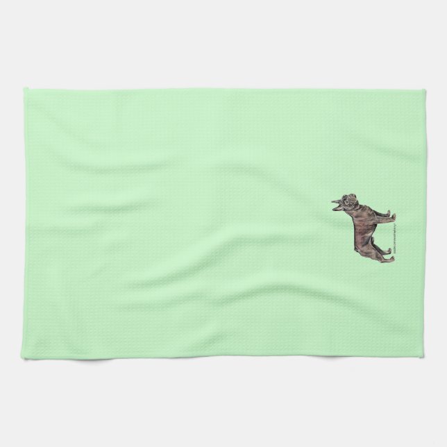 Paño De Cocina Bulldog francés (Horizontal)