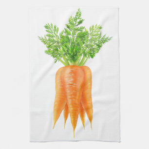 Paño De Cocina Bunch de zanahorias