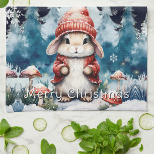 Paño De Cocina Bunny de Navidades caprichosos