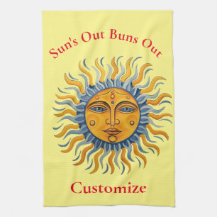 Paño De Cocina Buns Out Bikini Beach Chica Thunder_Cove