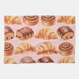 Paño De Cocina Buns y croissants frescos de Natasha Us