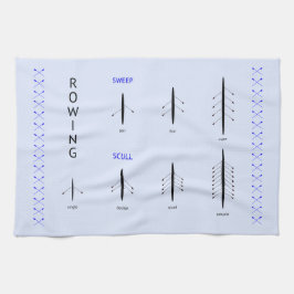 Paño De Cocina Buques de tripulación de remo