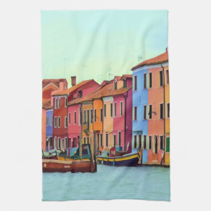 Paño De Cocina BURANO - Veneciana Laguna Venecia - Burano
