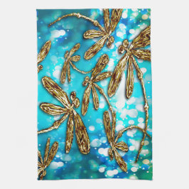 Paño De Cocina Burbujas de vuelo de Dragonfly