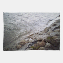 Paño De Cocina Burbujas En La Playa