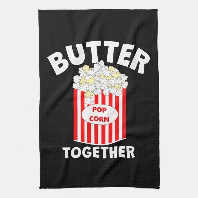 Paño De Cocina BUTTER Together Movie Popcorn (Vertical)