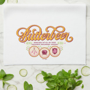 Paño De Cocina BUTTERBEER™ Disponible En Tabernas Mágicas
