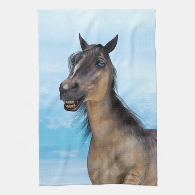 Paño De Cocina Caballo Afortunado (Vertical)