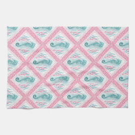 Paño De Cocina Caballo de mar preppy