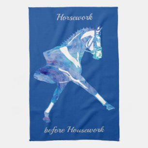 Paño De Cocina Caballo del Dressage - Horsework antes del