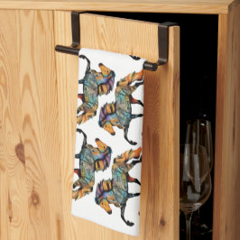 Paño De Cocina Caballo islandés de Pop Art 