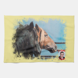 Paño De Cocina Caballos/Cabalos/Horses