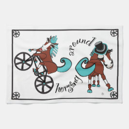 Paño De Cocina caballos humorísticos