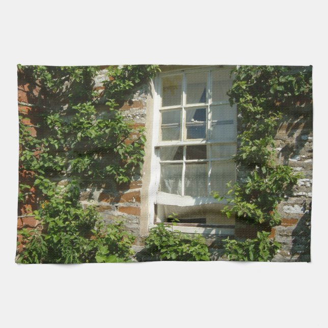 Paño De Cocina Cabaña inglesa I Encantadora (Horizontal)