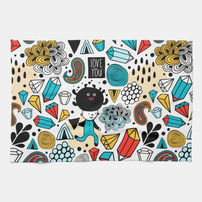 Paño De Cocina Cabeza loca (Horizontal)