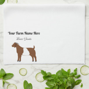 Paño De Cocina Cabra Boer personalizada