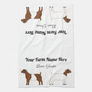 Paño De Cocina Cabra Boer personalizada