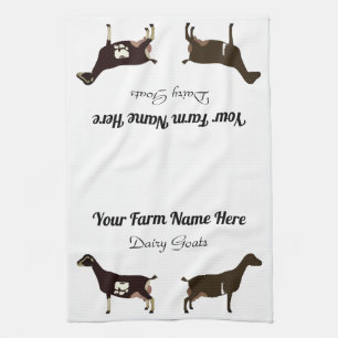 Paño De Cocina Cabra lechera LaMancha personalizada