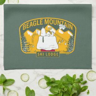 Paño De Cocina Cacahuetes Beagle Mountain Ski Lodge