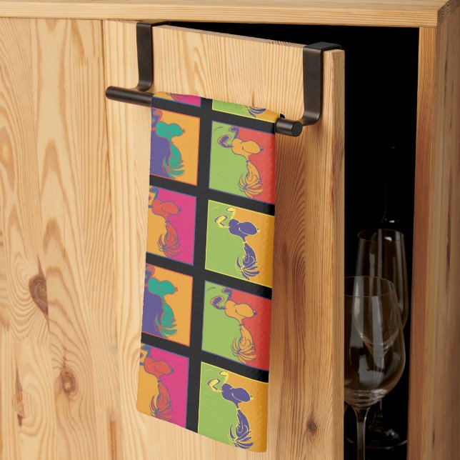 Paño De Cocina Cacahuetes | Noopia de arte pop moderno (Pliegue de tercios)