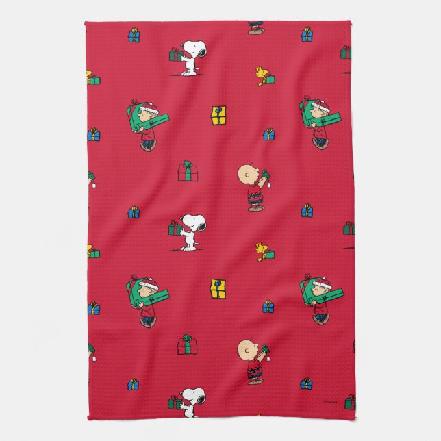 Paño De Cocina Cacahuetes | Regalo de Navidades que da rojo (Vertical)
