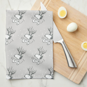 Paño De Cocina Cacahuetes   Renos Snoopy