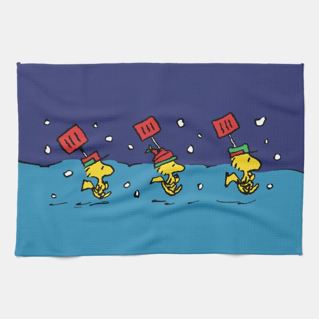 Paño De Cocina Cacahuetes | Woodstock Snow Shovel Team (Horizontal)