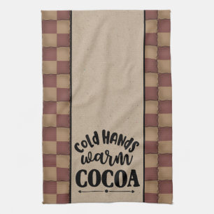 Paño De Cocina Cacao cálido de manos frías - Estilo primitivo
