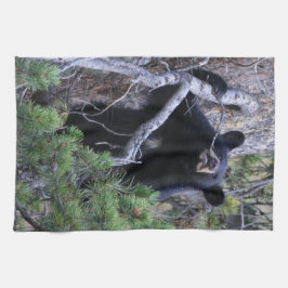 Paño De Cocina cachorro de oso negro