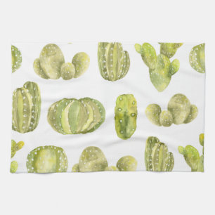 Paño De Cocina Cactus Cuidados, Decoración De Agua Sin Pescado.