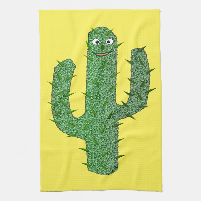 Paño De Cocina Cactus Happy Day of the Dead (Vertical)