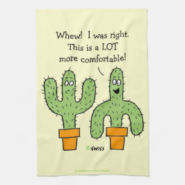 Paño De Cocina Cactus Personalizado Kitchen