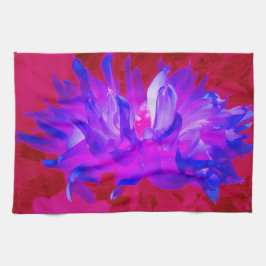 Paño De Cocina Cactus Violeta Azul y Rosa Caliente Dahlia