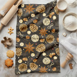 Paño De Cocina Cae el color de agua rústico de los huesos de pino<br><div class="desc">Toalla de mano Rustic Watercolor Woodland Pine Cones Fall</div>
