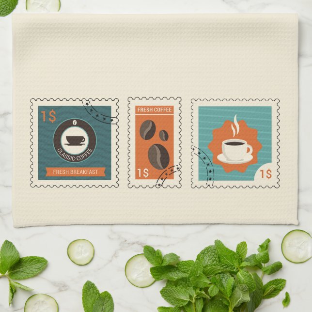 Paño De Cocina Café (Doblado)