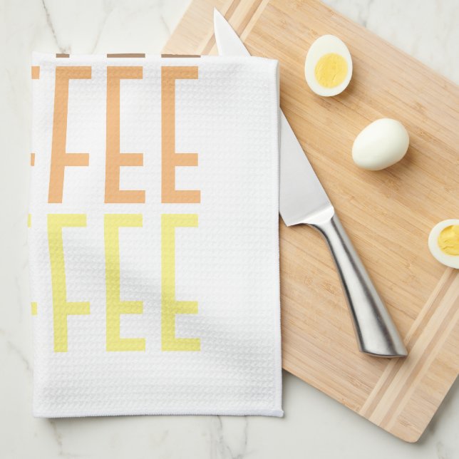 PAÑO DE COCINA CAFÉ CAFÉ CAFÉ CAFÉ (Doblado Cuarto)