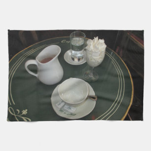 Paño De Cocina Cafe de Flore, París, Francia - café Viennois