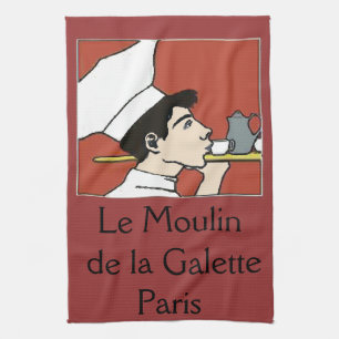 Paño De Cocina Café de París, añadir texto
