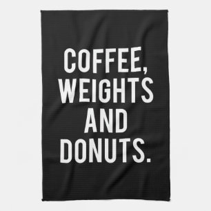 Paño De Cocina Café, pesos y anillos de espuma - gimnasio