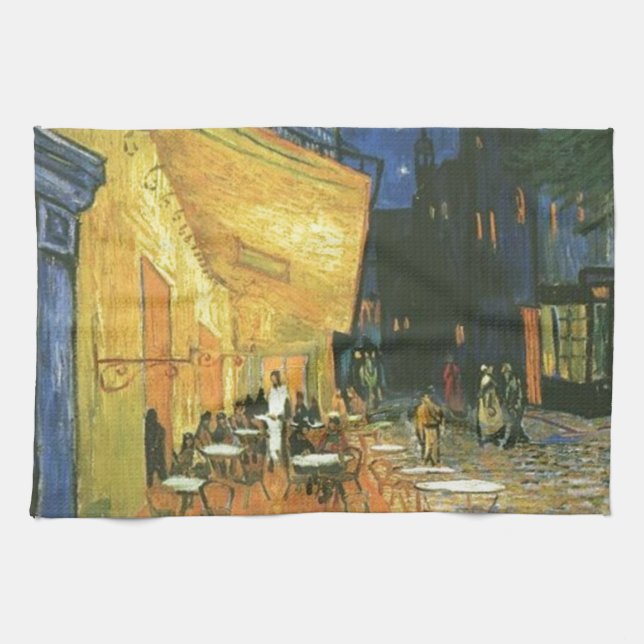 Paño De Cocina Cafe Terrace - Vincent van Gogh (Horizontal)