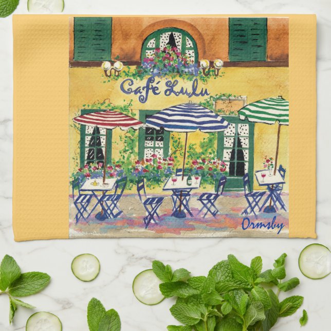Paño De Cocina Café-toalla francesa (Doblado)