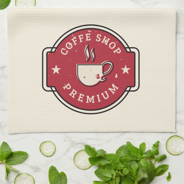 Paño De Cocina Cafetería | Café premium (Doblado)